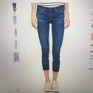 AG Stilt Crop Cigarette Jeans